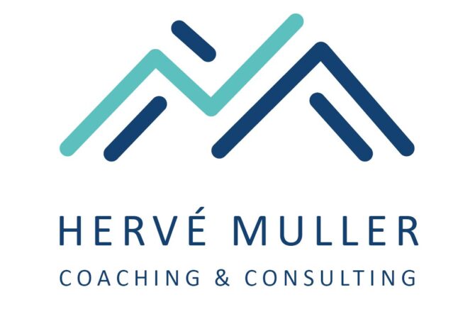 Logo Herve Muller - Calibri - Indigo 094074 - Turquoise 5bc0be - High