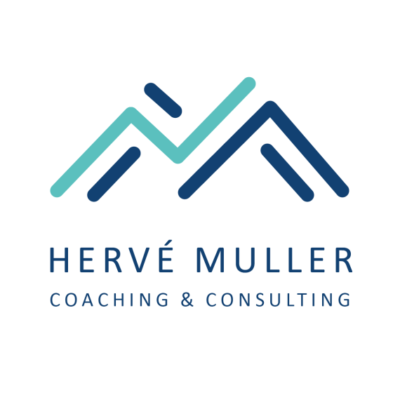 Logo Herve Muller - Calibri - Indigo 094074 - Turquoise 5bc0be - High